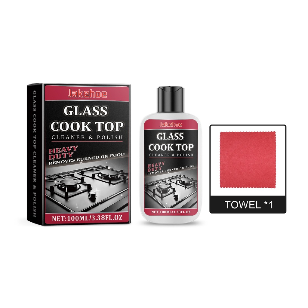 Jakehoe Stove Polish, Làm sạch bề mặt bếp, đồ dùng vệ sinh dầu mỡ và vết bẩn.