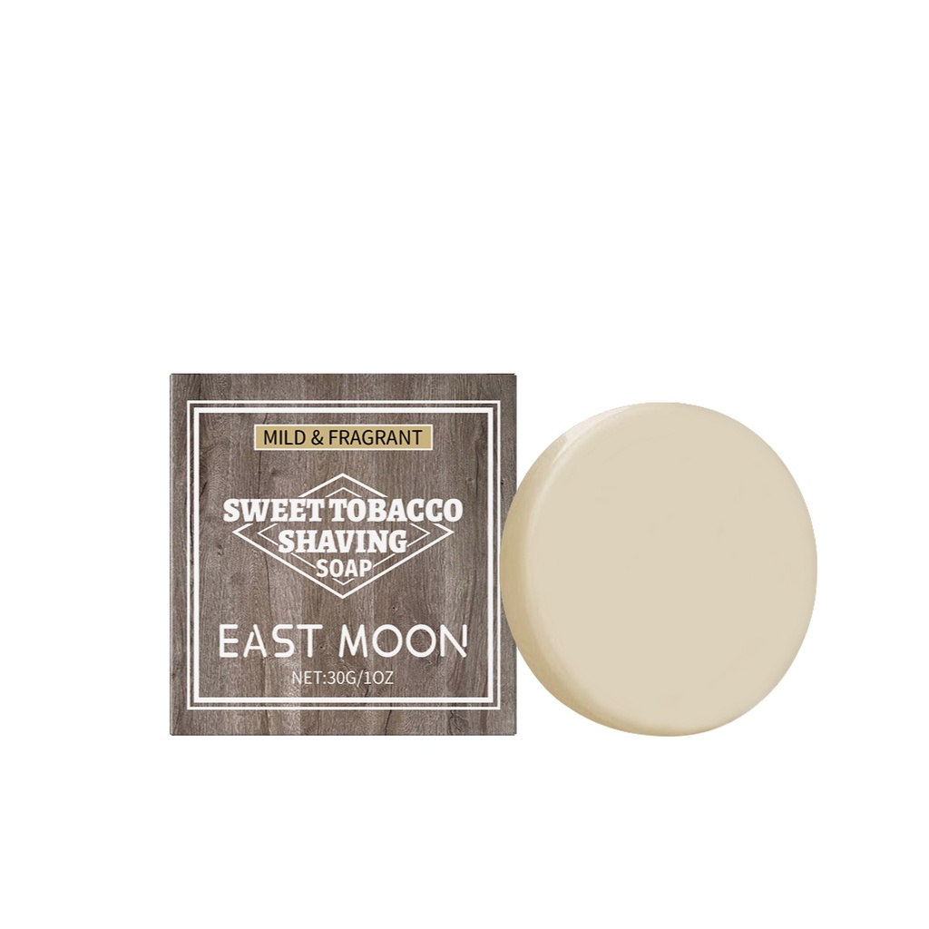 Xà Phòng Cạo Râu East Moon Sweet Tobacco Dành Cho Nam, Rửa Sạch Sâu, Bọt Rửa Mặt, Xà Phòng Làm Sạch Thủ Công Giàu