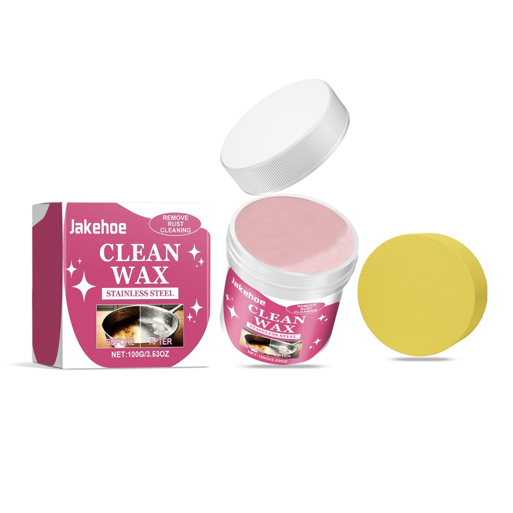 Kem làm sạch thép không gỉ Jakehoe cho bếp, kem làm sạch nhiều tác dụng, đánh bóng vết cháy đáy nồi