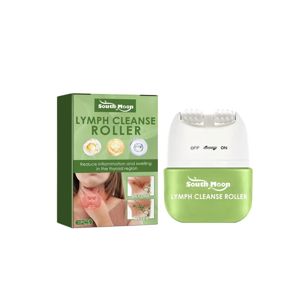 Rulo làm sạch bạch huyết South Moon để giảm sự khó chịu của sự sưng ở cổ, chân và nách, liệu pháp massage toàn thân.