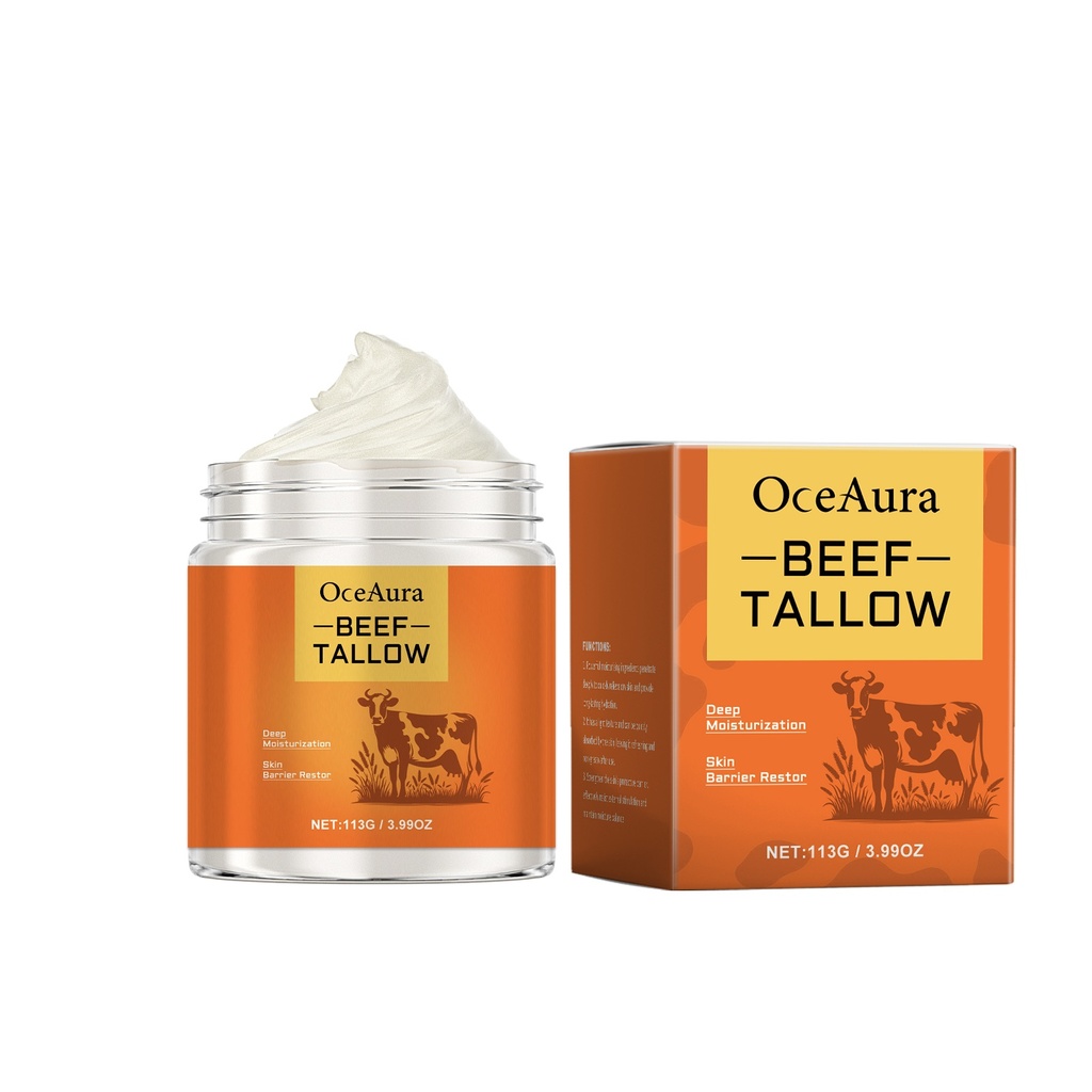 OceAura Tallow Moisturizer Dưỡng Ẩm Sâu Cho Cơ Thể, Cấp Nước, Khôi Phục, Làm Chặt Da Và Duy Trì Độ Đàn Hồi