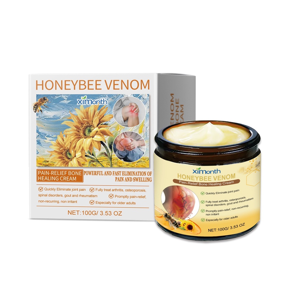 Kem chăm sóc khớp từ nọc ong Ximonth nhẹ nhàng giảm bớt khó chịu cho khớp và đầu gối, kem phục hồi hàng ngày