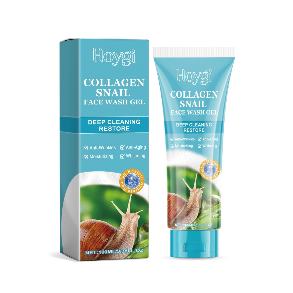 Gel Tẩy Tế Bào Chết Dịu Nhẹ Collagen Ốc Sên Hoygi Dùng Cho Da Mặt