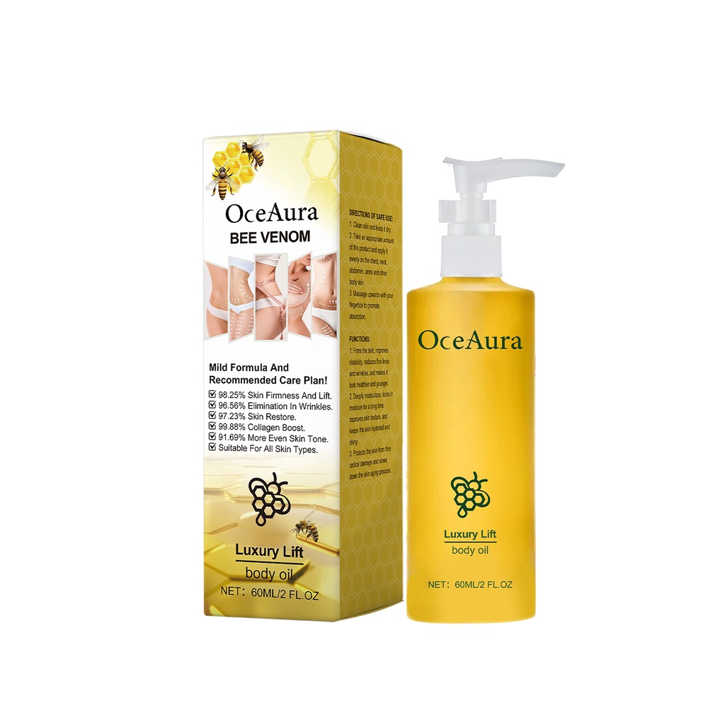 Dầu chắc khỏe da cơ thể OceAura nuôi dưỡng làn da mịn màng, dầu xoa bóp cấp ẩm.