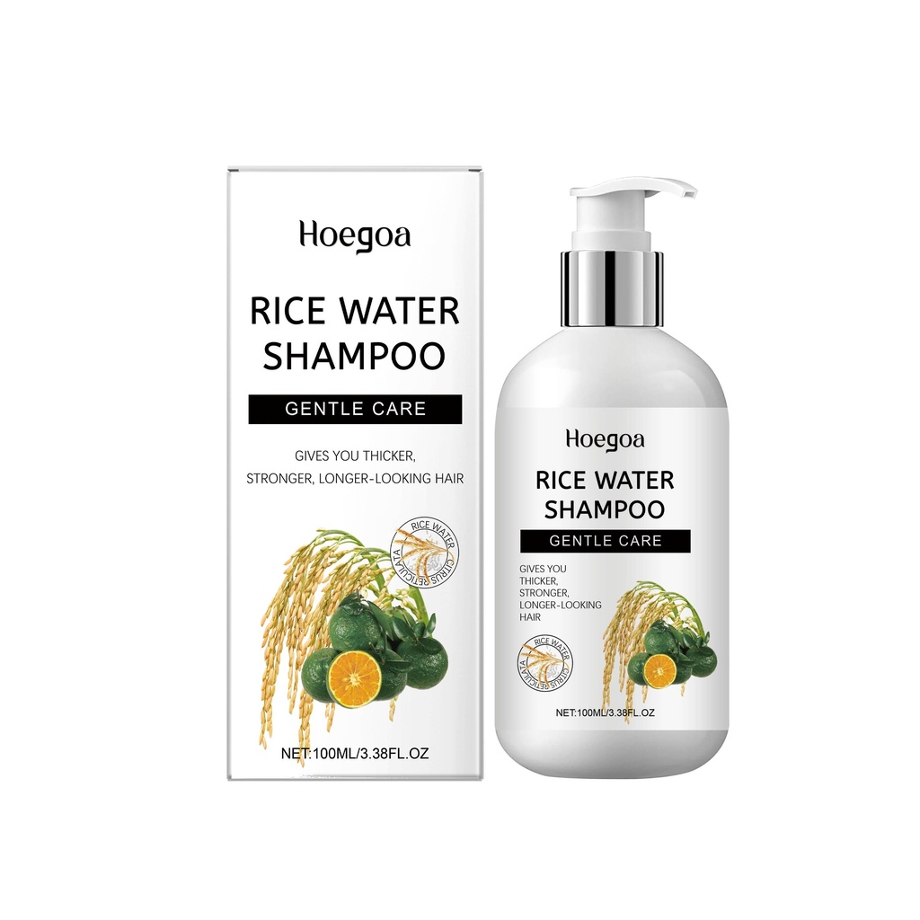 Dầu gội gạo Hoegoa Điều trị mát-xa làm sạch da đầu, cấp ẩm, nuôi dưỡng và làm mềm dưỡng tóc