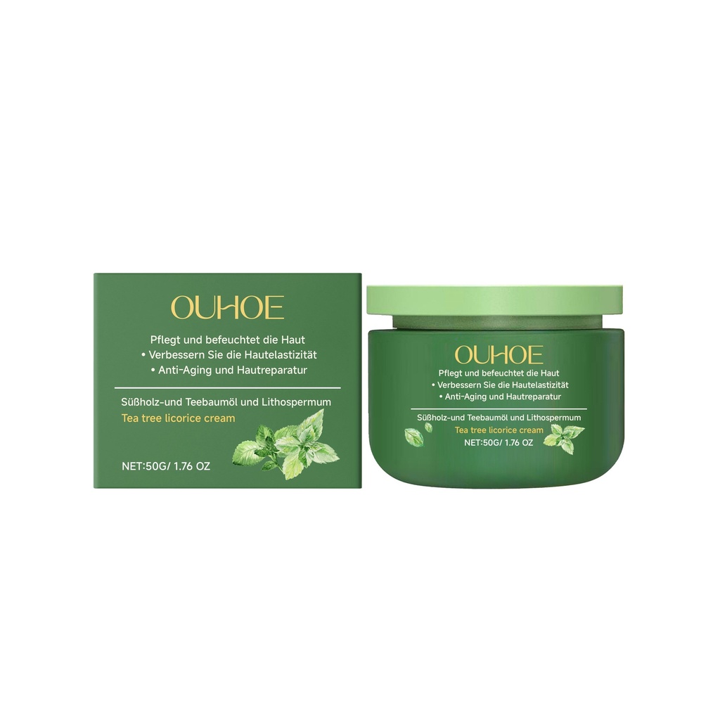 Kem Dưỡng Da Cơ Thể Thảo Dược OUHOE, Thành phần thảo mộc nhẹ, Dưỡng ẩm cho làn da mát mẻ, dễ chịu