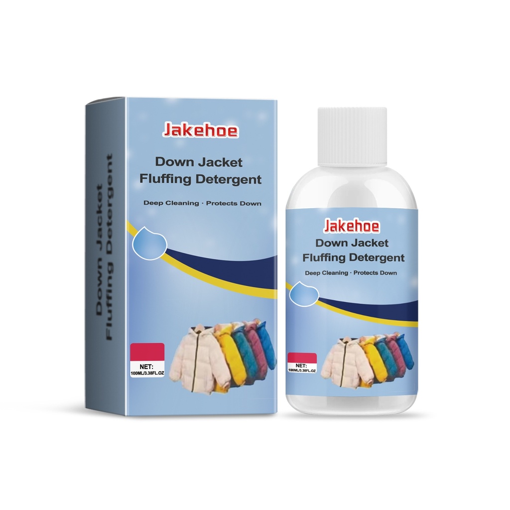 Chất Tẩy Rửa Áo Khoác Duvet Jakehoe Dịu Nhẹ Không Kích Ứng Vệ Sinh Loại Bỏ Vết Bẩn Bụi Bông Máy Giặt Rửa Tay Sử Dụng Hai Cách