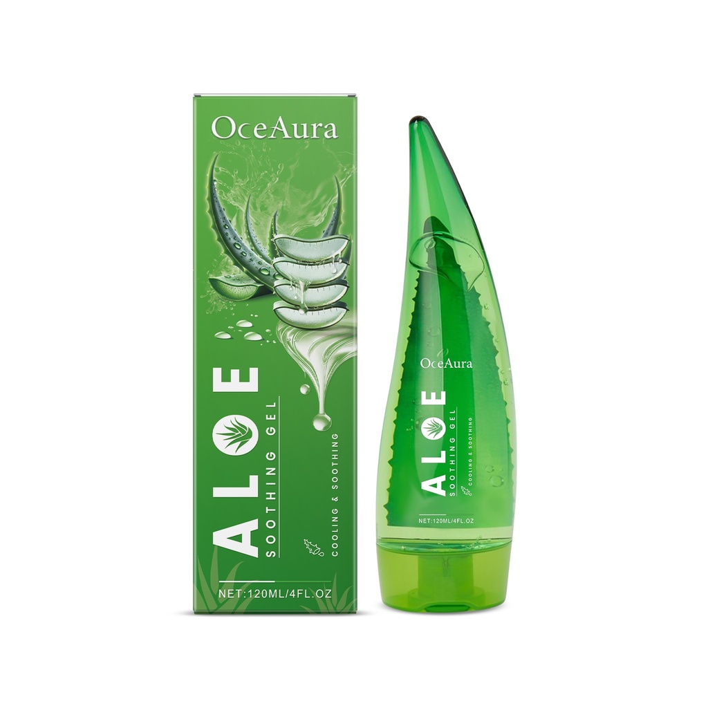 Gel Aloe Vera OceAura Chăm Sóc Sau Nắng Cho Làn Da Khô Cung Cấp Độ Ẩm Và Làm Tươi Mát Gel Aloe