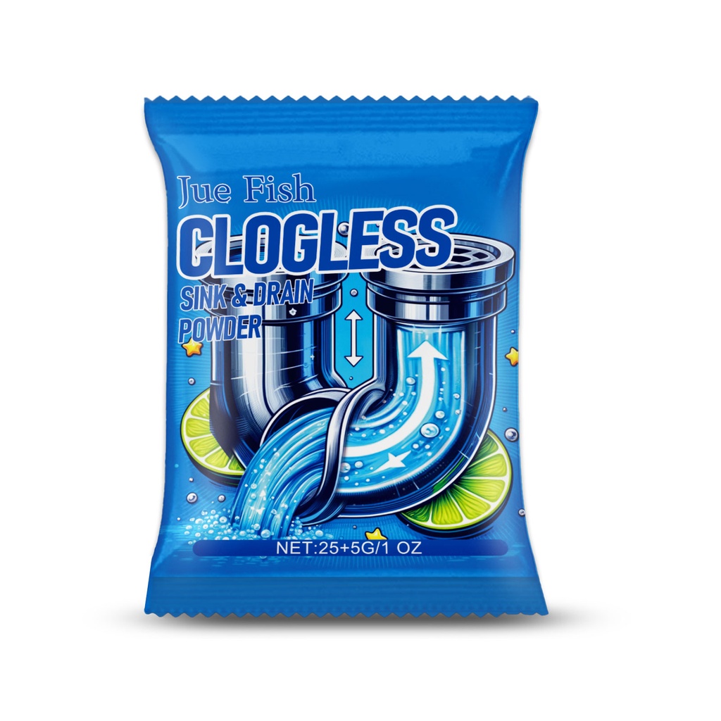 Jue-Fish Chất Tẩy Rửa Cống, Dung Dịch Làm Sạch Nhanh Chóng Giúp Giải Phóng Tắc Nghẽn Cống