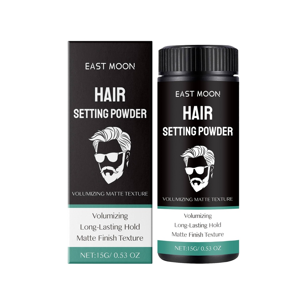 East Moon Men's Matte Styling Powder Bột tạo kiểu mờ cho tóc, tạo kiểu tóc phồng, tươi mới
