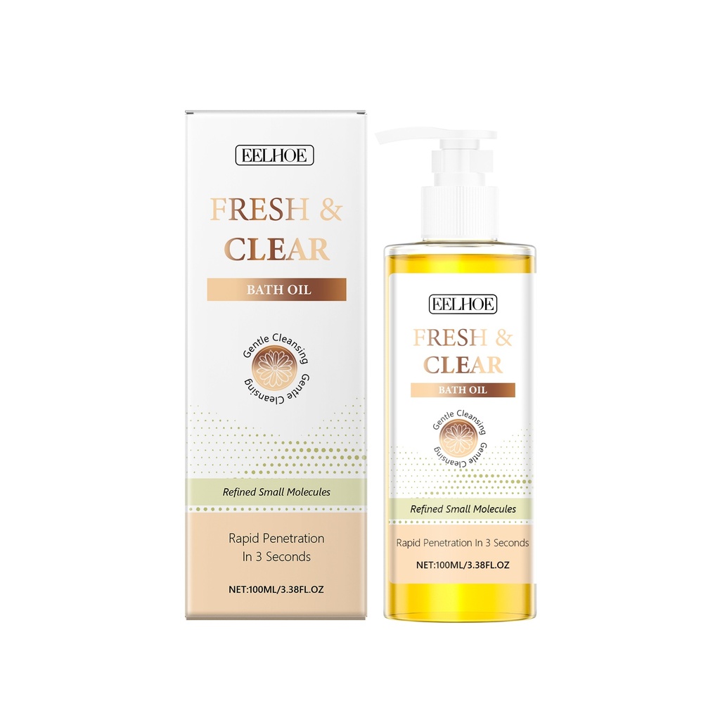 EELHOE Dầu Tắm Chamomile Làm Sạch Nhẹ Nhàng, Cung Cấp Độ Ẩm và Nuôi Dưỡng Da, Lụa, Làm Sảng Khoái và Làm Sạch Da