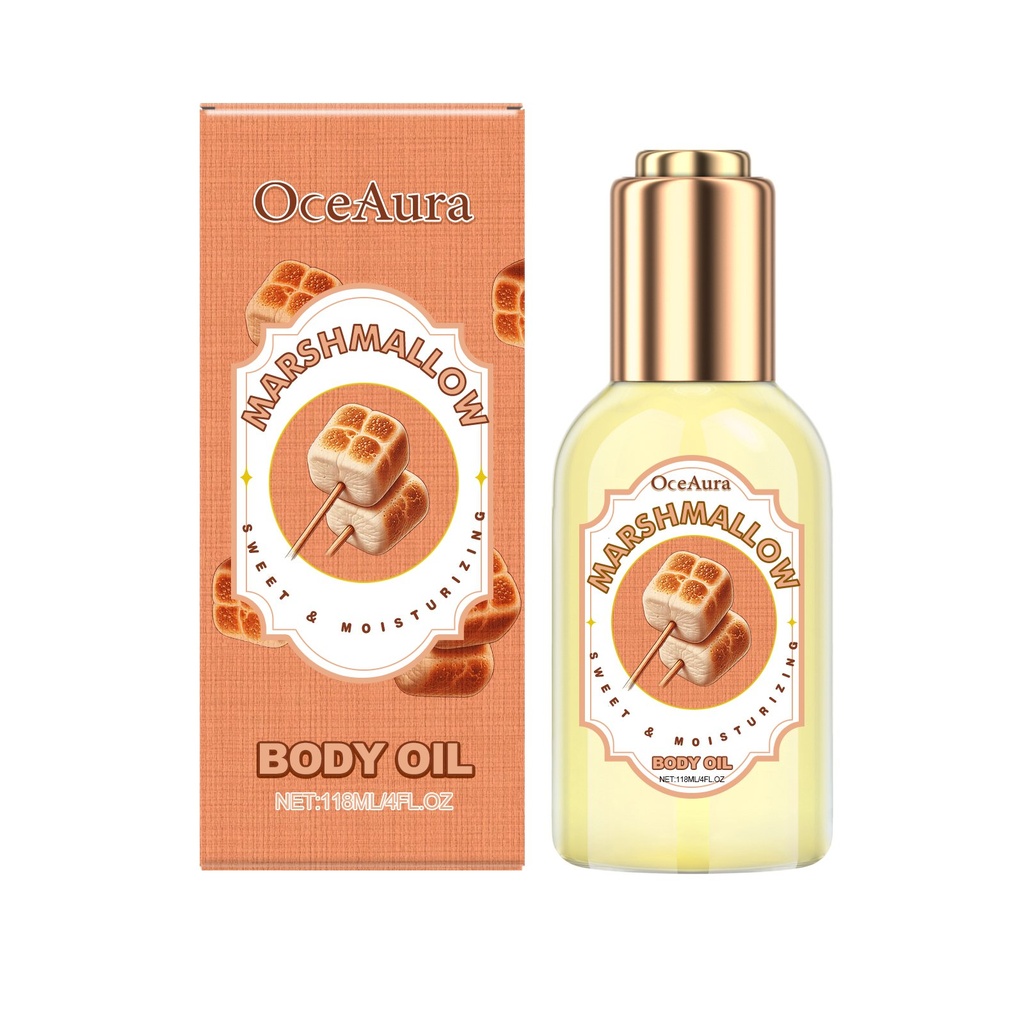 OceAura Dầu Dưỡng Thể Marshmallow Dưỡng Ẩm Mềm Mại Cho Da Khô