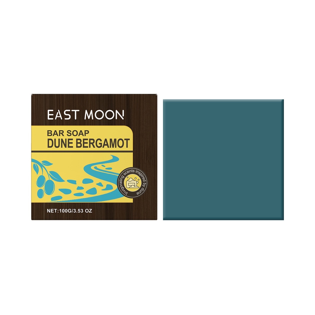 Xà phòng tắm Bergamot Dune East Moon, hương thơm làm mới, kiểm soát dầu, xà phòng vệ sinh tay.