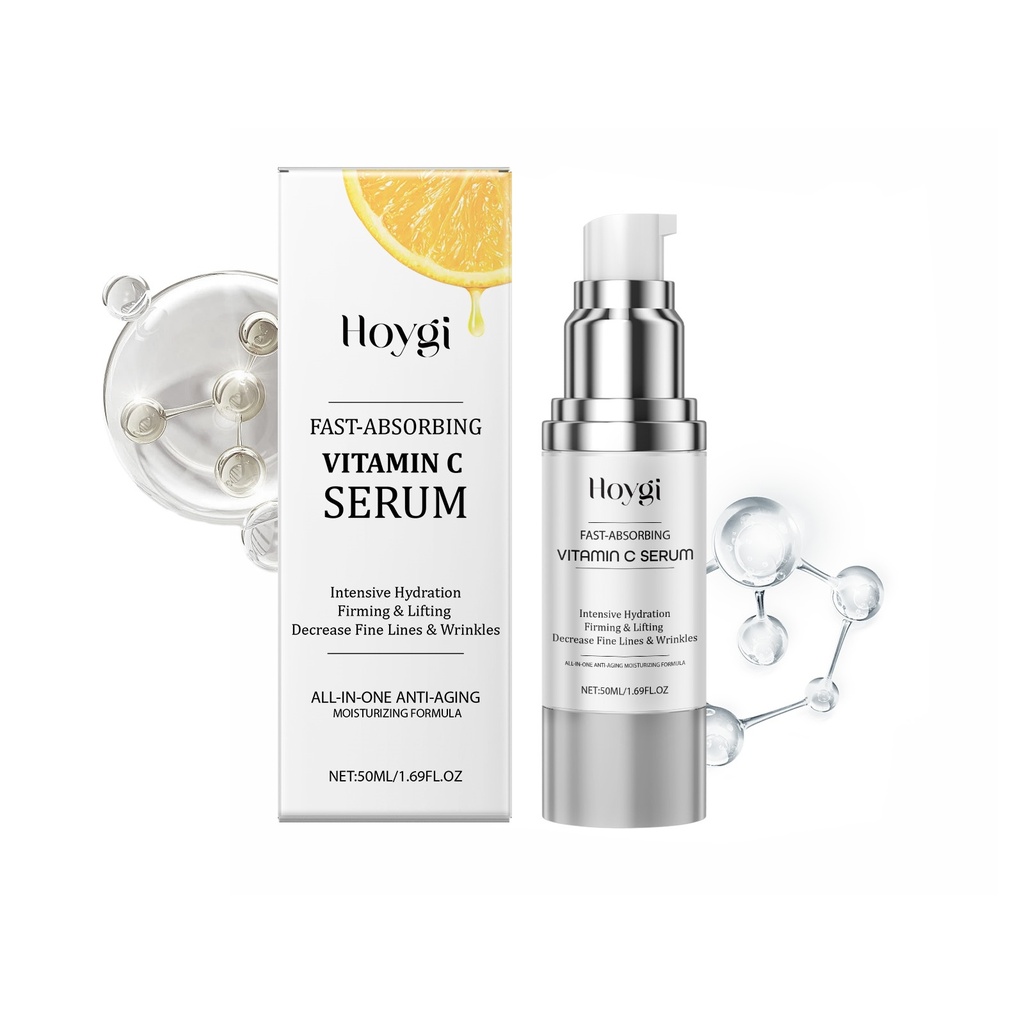 Serum Vitamin C Hoygi Dưỡng Ẩm, Khóa Ẩm, Căng Bóng và Làm Sáng Da Hàng Ngày