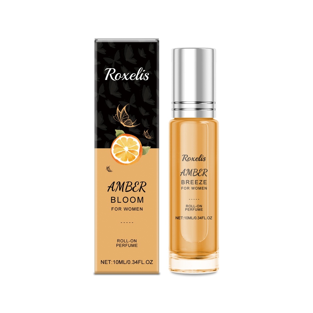 Roxelis Orange Roll Perfume Natural Lasting Fragrance Fresh And Gentle Daily Couples Date Convenient To Carry Perfume
