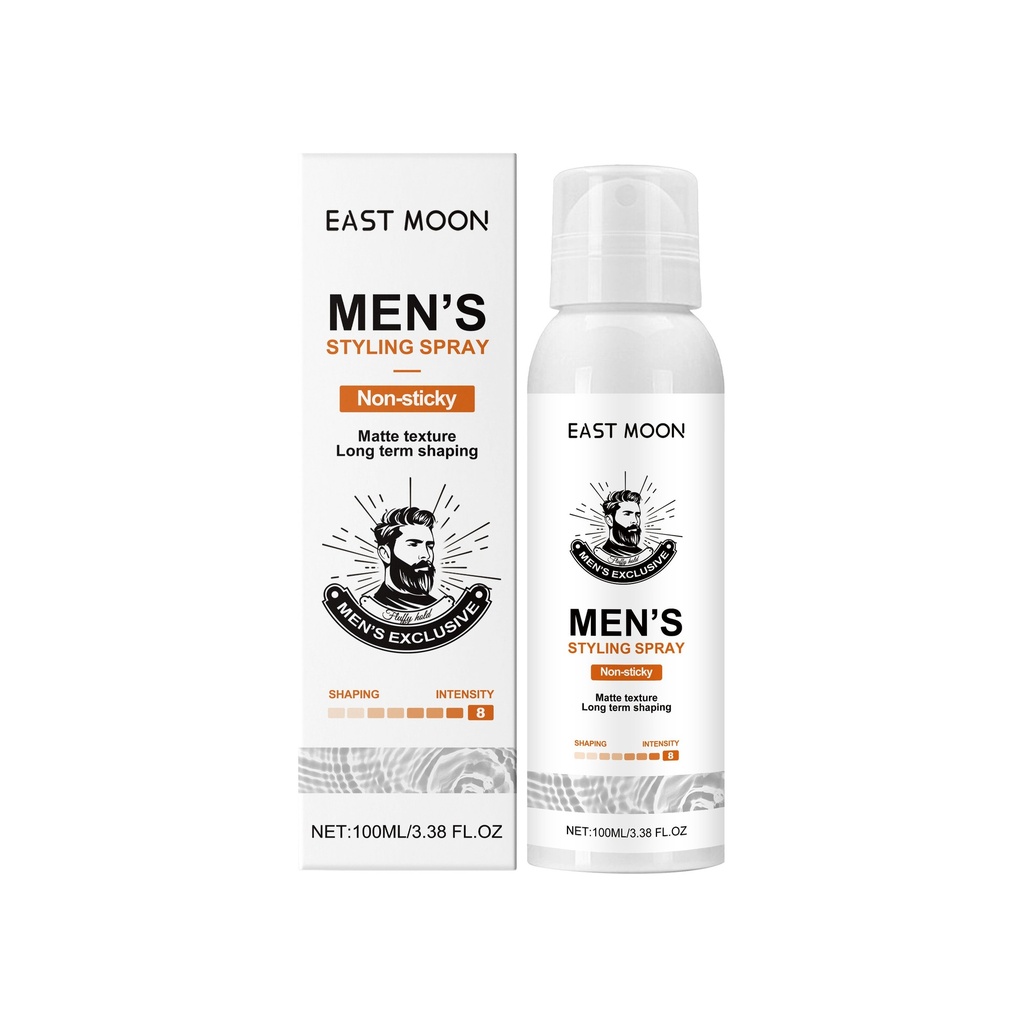 East Moon Matte Fluffy Hair Spray Long-Lasting Matte Refreshing Styling Moisturizing Natural Fluffy Styling Hair Spray