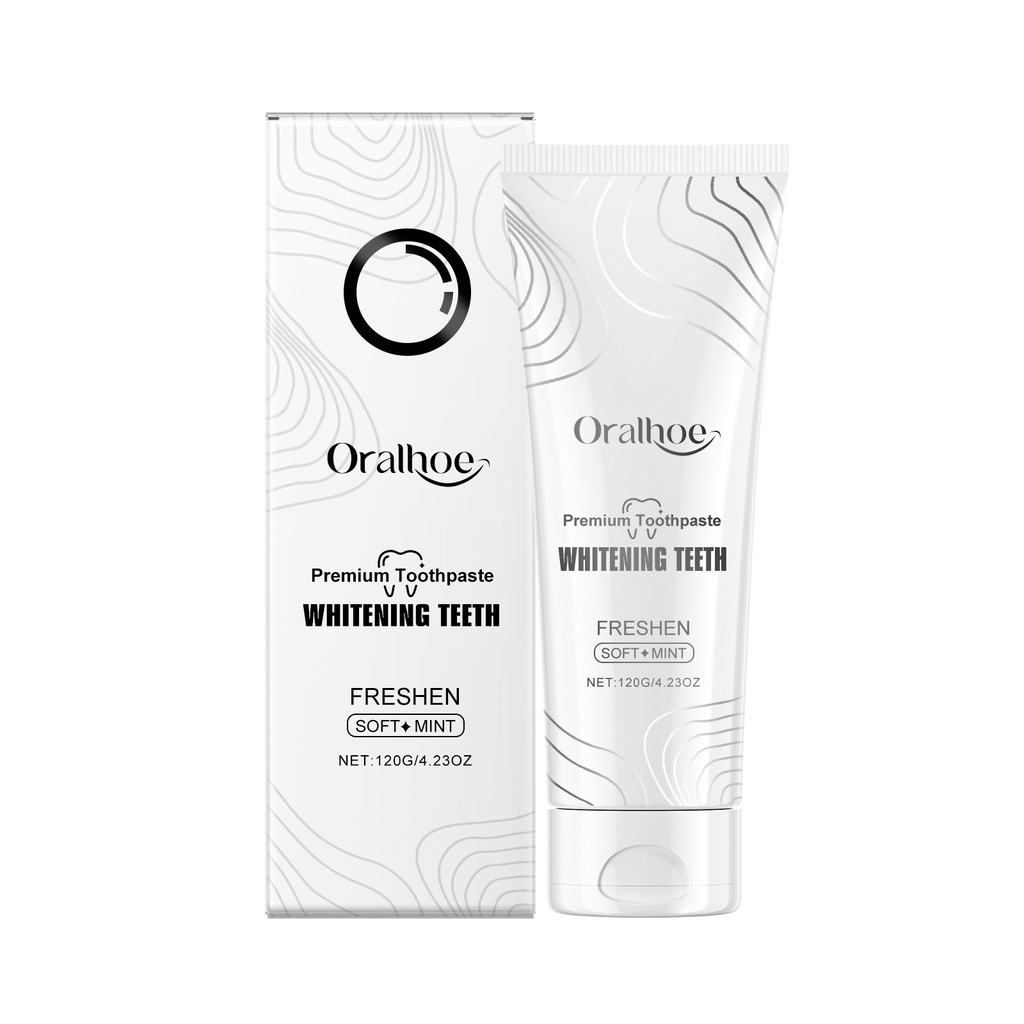 Kem Đánh Răng Oralhoe Chống Sâu Răng & Làm Trắng, Chăm Sóc Nướu, Vệ Sinh, Làm Sạch Bẩn, Làm Sạch Răng