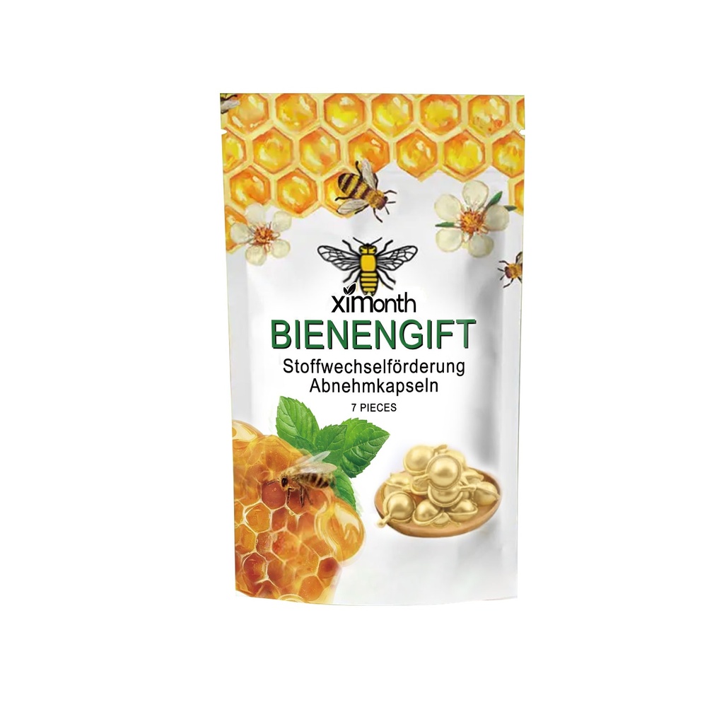 Viên uống giảm cân tăng cường trao đổi chất Ximonth Bee Venom, nhấn mạnh tính đàn hồi của cơ thể