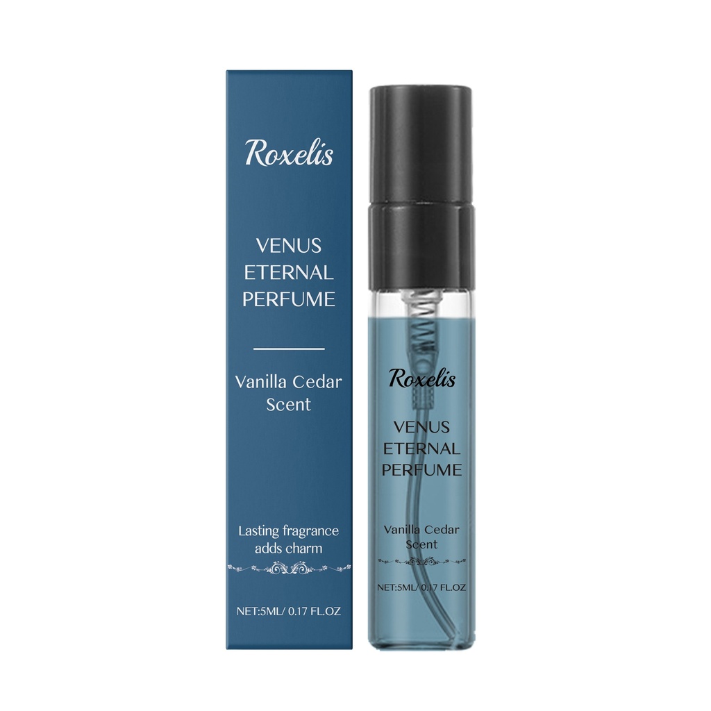 Nước Hoa Roxelis Vanilla Cedar Blue Hương Nhẹ Duy Trì Lãng Mạn Lịch Lãm Mùi Hương Nam Tính Khêu Gợi