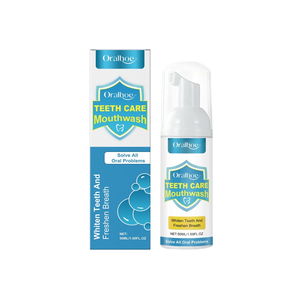 Oralhoe Fresh Mousse Trắng Răng Làm Sạch Nhẹ Nhàng Và Chăm Sóc Răng Mụn Miệng Tươi Mát