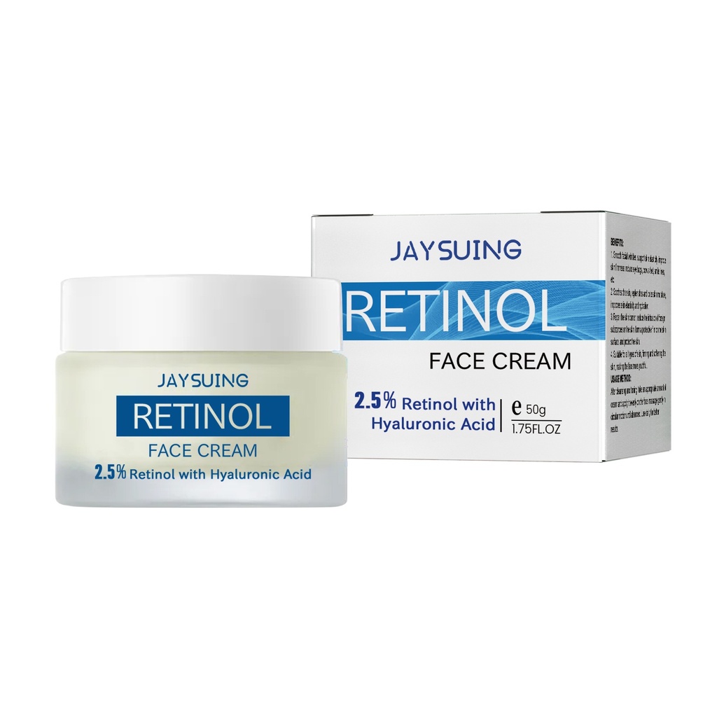 Kem chống lão hóa Retinol Jaysuing, làm sáng đốm, xóa nếp nhăn, làm săn chắc da mặt, cấp độ ẩm và làm mềm da