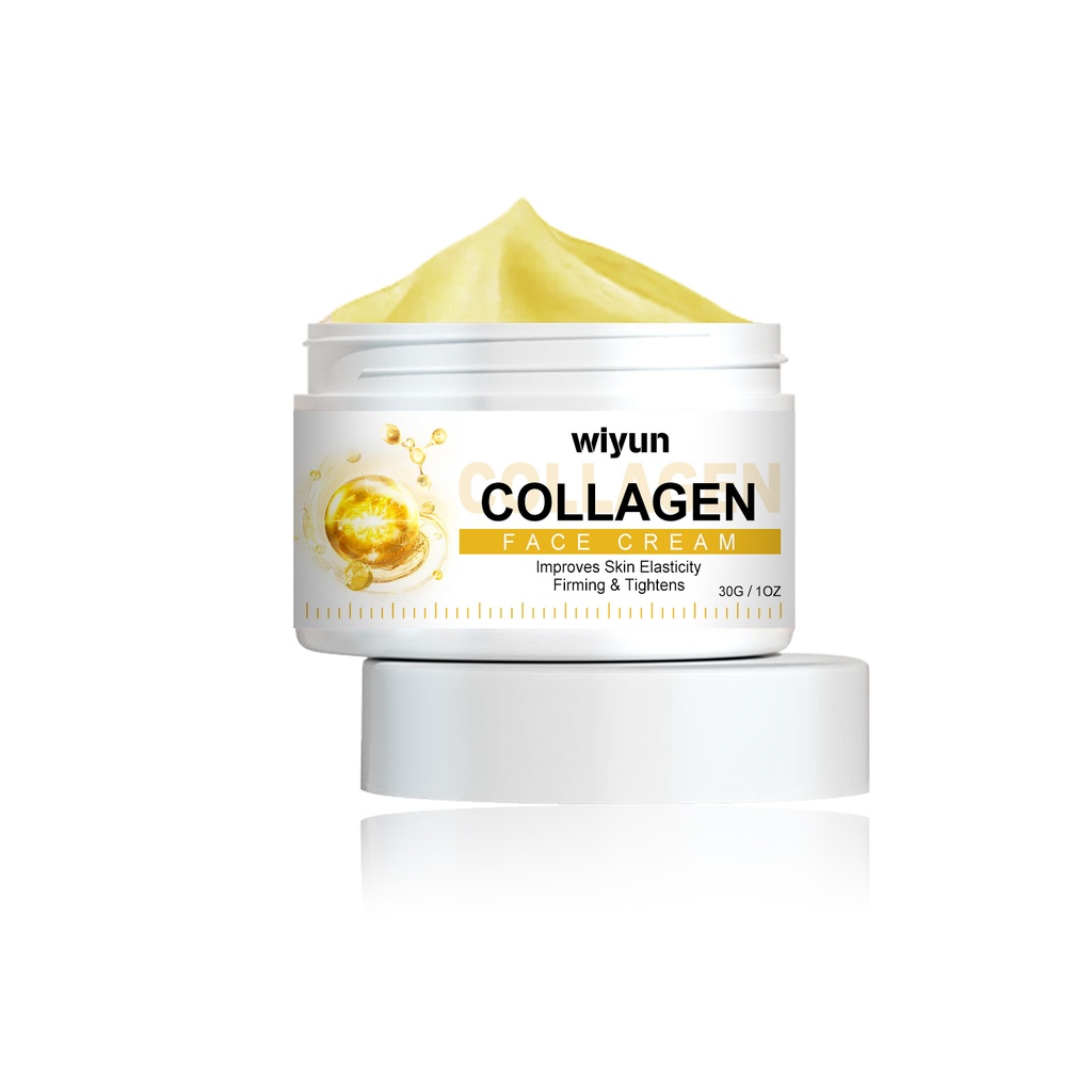 Kem Collagen WIYUN Giúp Rắn và Làm Mịn Da Giảm Nếp Nhăn, Nếp Nhăn Mịn, Chống Lão Hóa và Cung Cấp Độ Ẩm