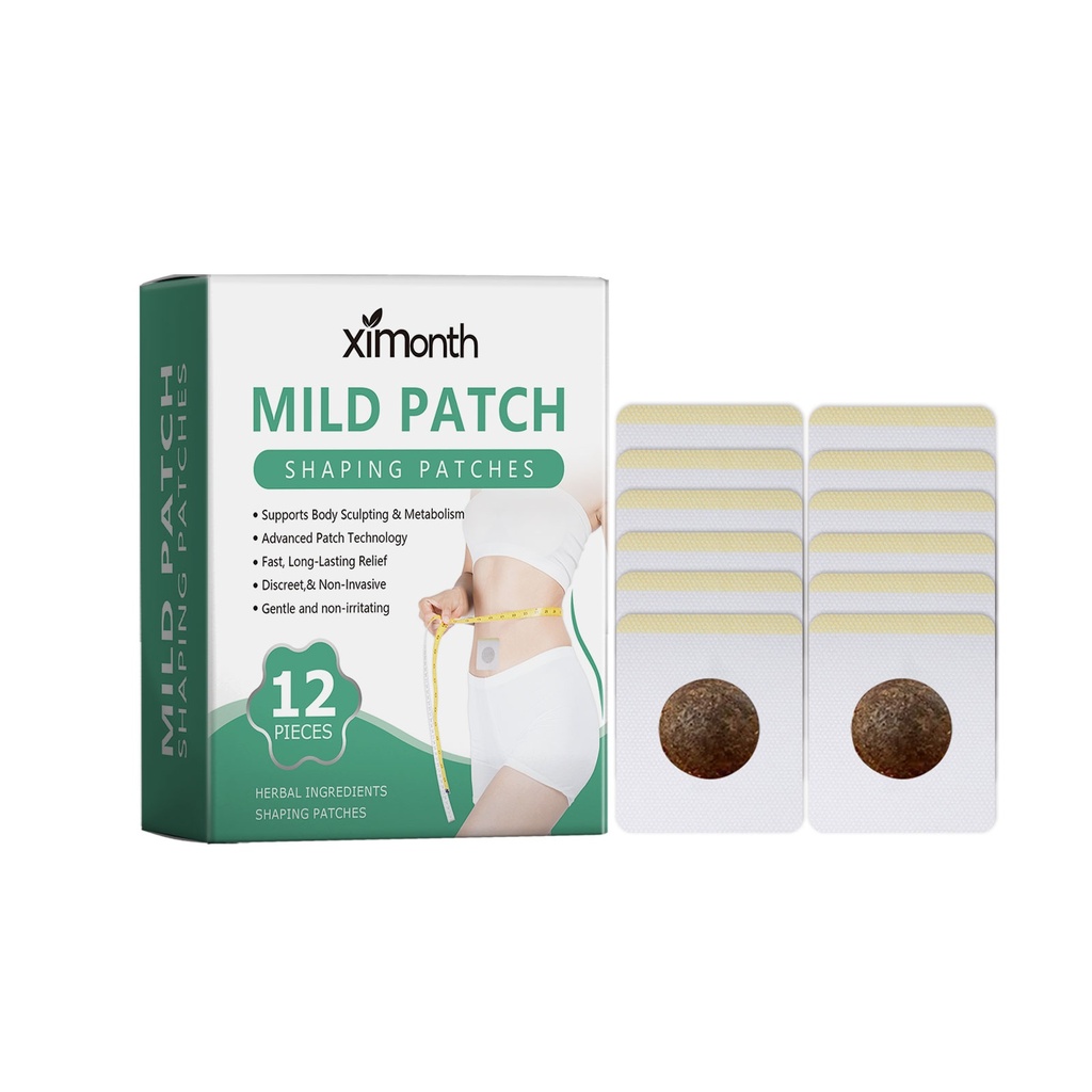 Miếng dán rốn thảo dược Ximonth Tinh chất thảo dược Chăm sóc nhẹ nhàng Điều trị cơ thể nhẹ nhàng cho dáng hình cong