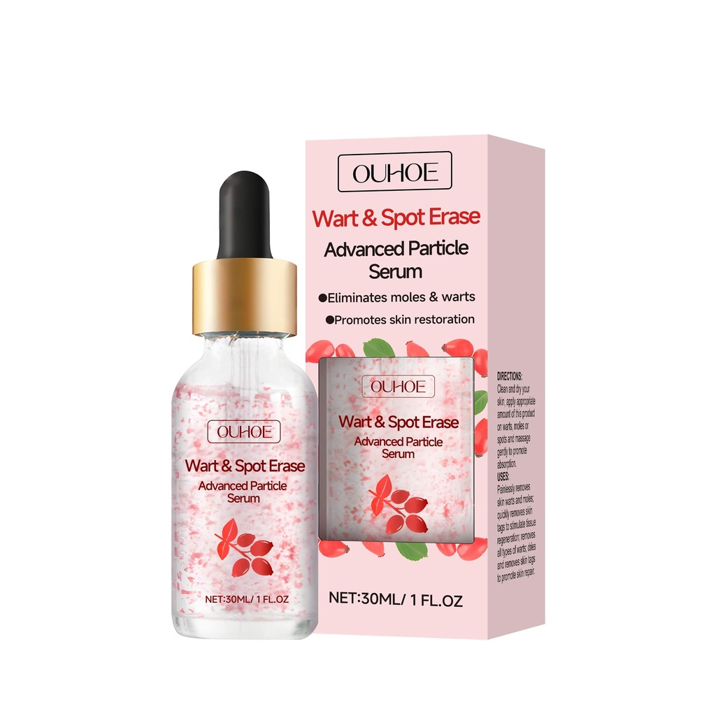 Tinh Chất Chăm Sóc Da của Chúng Tôi được điều chế cẩn thận với disodium EDTA và axit salicylic. Nó được thiết kế đặc biệt để loại bỏ nhanh chóng nốt ruồi và mụn cóc với hiệu quả nổi bật. Phương pháp sử dụng cực kỳ thuận tiện: Làm sạch da và giữ cho nó khô. Lấy một lượng phù hợp của sản phẩm này và thoa đều lên vùng bị ảnh hưởng, sau đó chờ. Và nó sử dụng các thành phần thảo dược, nhẹ nhàng và không gây kích ứng, phù hợp với mọi loại da.