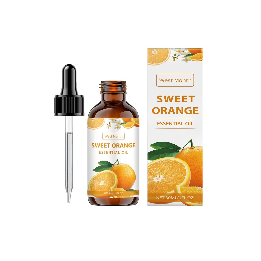 Dầu Thực Vật Dưỡng Da Êm Dịu West Month Cam, Giữ Ẩm, Cung Cấp Dinh Dưỡng Cho Làn Da Nhạy Cảm.