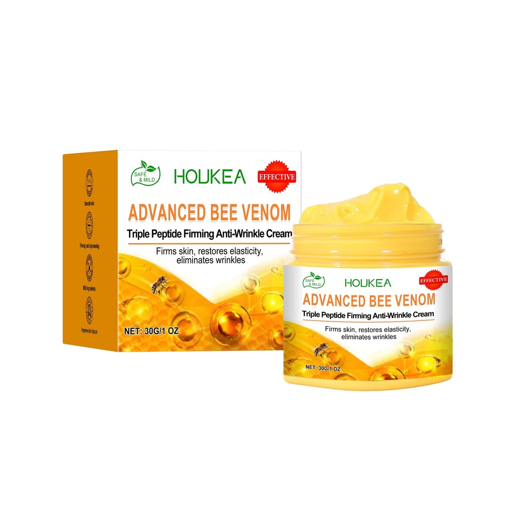 Kem Firming Nọc Ong Mặt Trời Houkea Làm Nổi Bật Đường Cong, Chăm Sóc Da Chắc Chắn Hàng Ngày