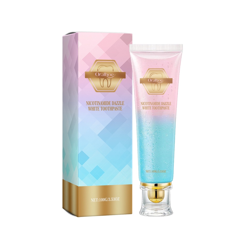 Kem đánh răng Niacinamide Oralhoe, Làm sạch mùi và bụi bẩn, Chăm sóc hàng ngày cho răng miệng Kem đánh răng vị bạc hà