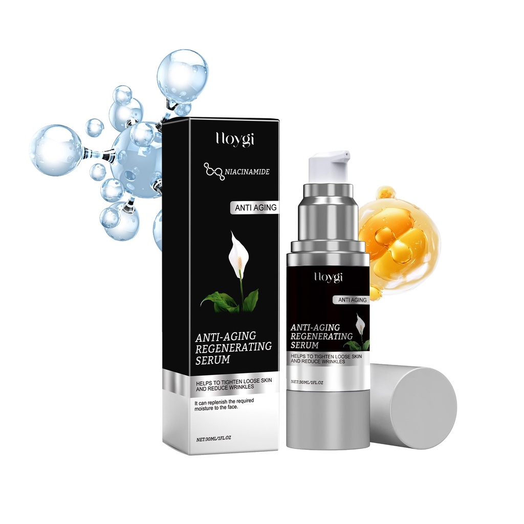Serum tái tạo chống lão hóa Hoygi, phục hồi và tăng cường hàng rào da, cấp ẩm và làm săn chắc, làm sáng để giảm đốm tối và nếp nhăn