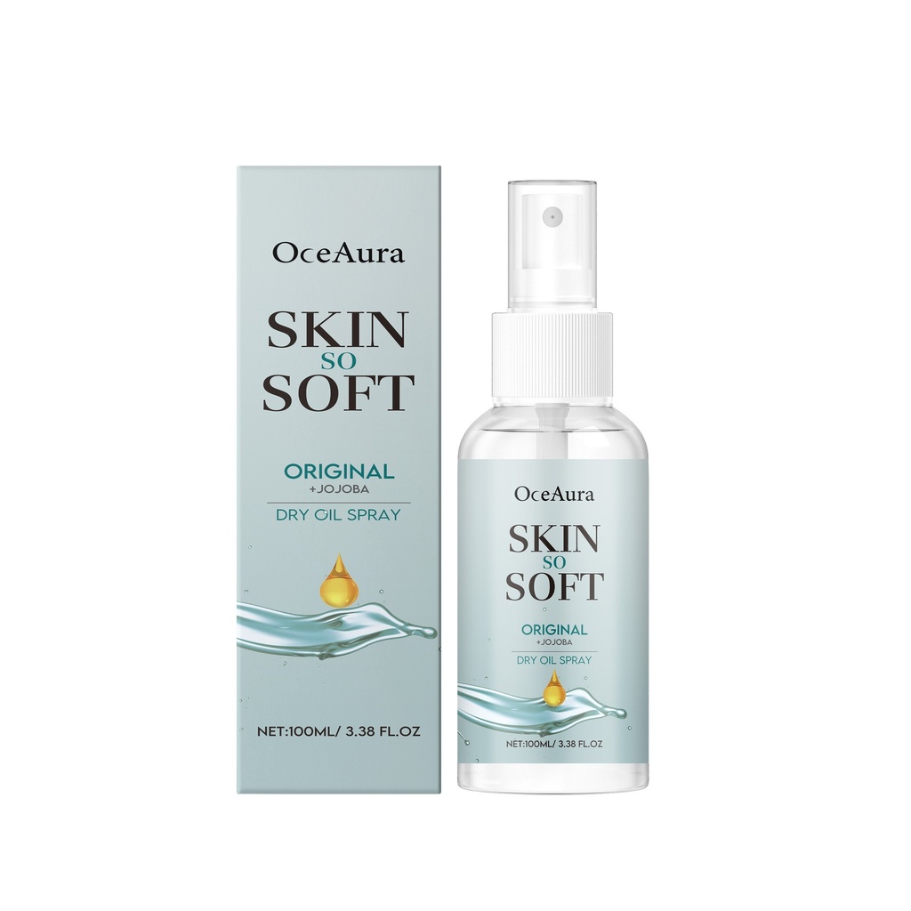 Xịt dưỡng ẩm từ dầu Jojoba OceAura nhẹ nhàng nuôi dưỡng và làm cải thiện tình trạng khô, sáng da và cung cấp sự chăm sóc đa chức năng