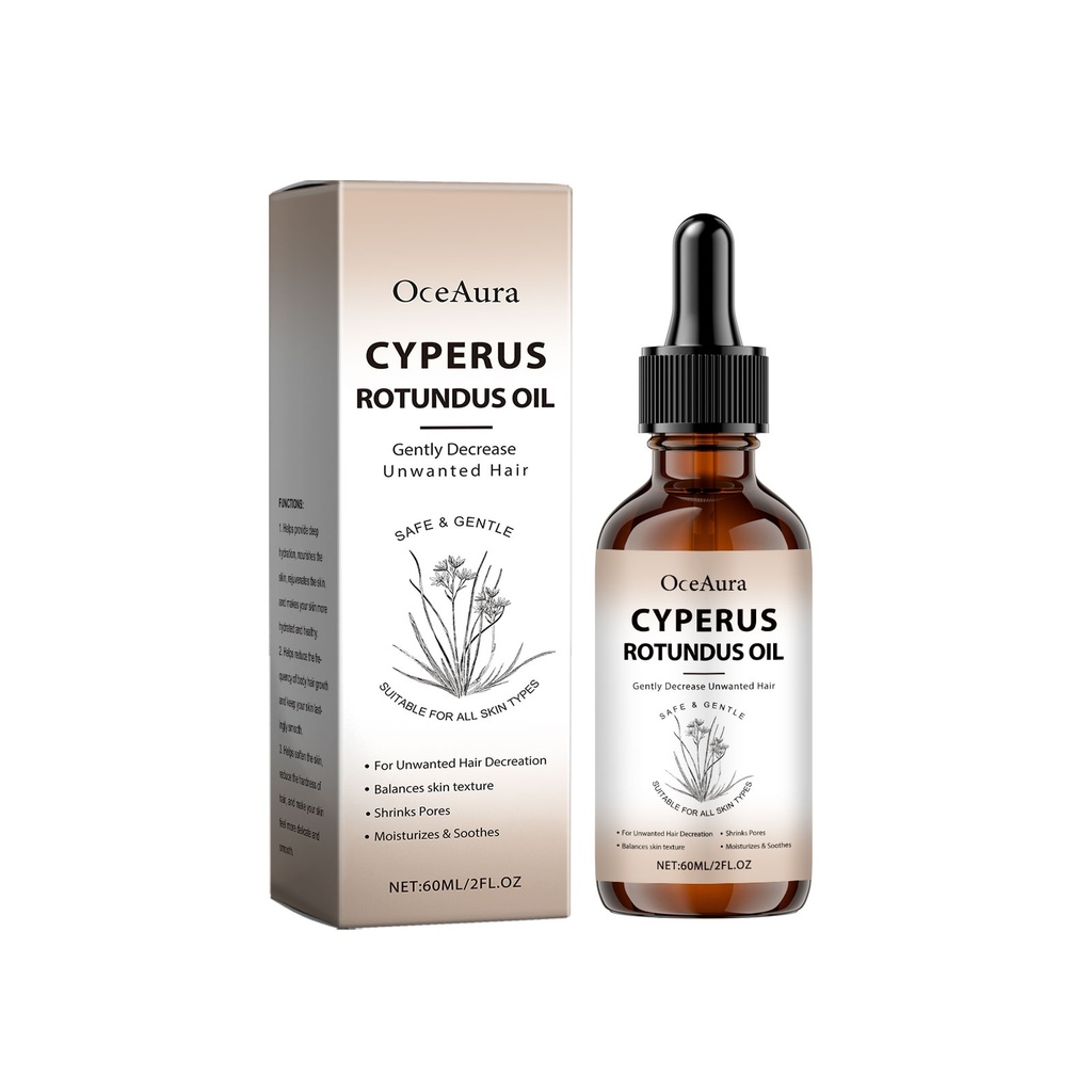 OceAura Dầu Điều Trị Tẩy Lông Cơ Thể Dầu Thiên Nhiên Dầu Điều Trị Tẩy Lông Nuôi Dưỡng Da Mịn Màng