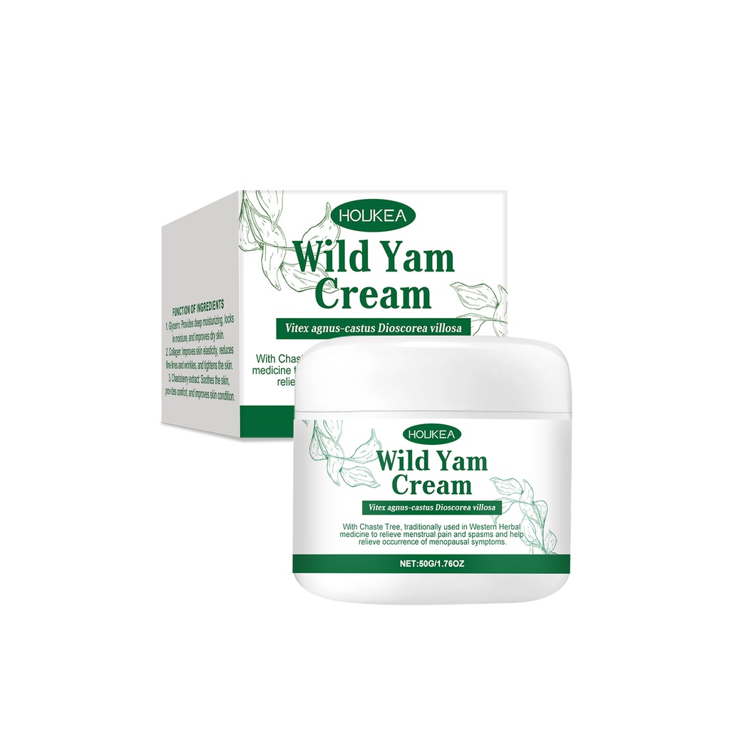 Kem dưỡng ẩm nuôi dưỡng cơ thể Houkea cấp nước cho da, kem dưỡng da collagen, kem khoai mì