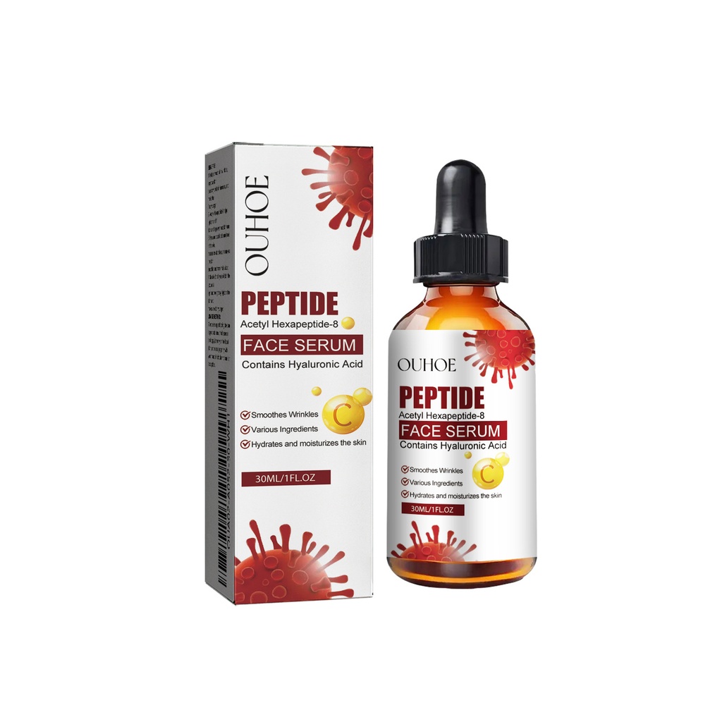 OUHOE Tinh Chất Peptide Dưỡng Da Mặt, Làm Mờ Nếp Nhăn Tại Da Trán Cung Cấp Độ Ẩm Yếu Tố Chống Lão Hóa