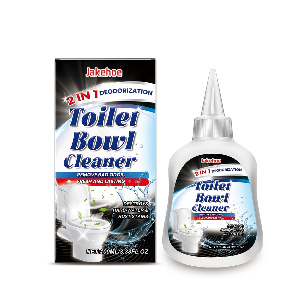 Jakehoe Nước tẩy rửa toilet gia đình làm sạch toilet hương thơm sạch vết bẩn nước tẩy mùi