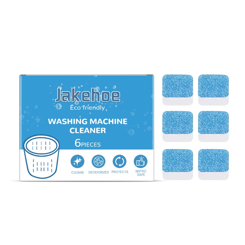 Tấm vệ sinh máy giặt Jakehoe bảo trì hàng ngày làm sạch các vết bẩn trên trống máy giặt và loại bỏ cặn.