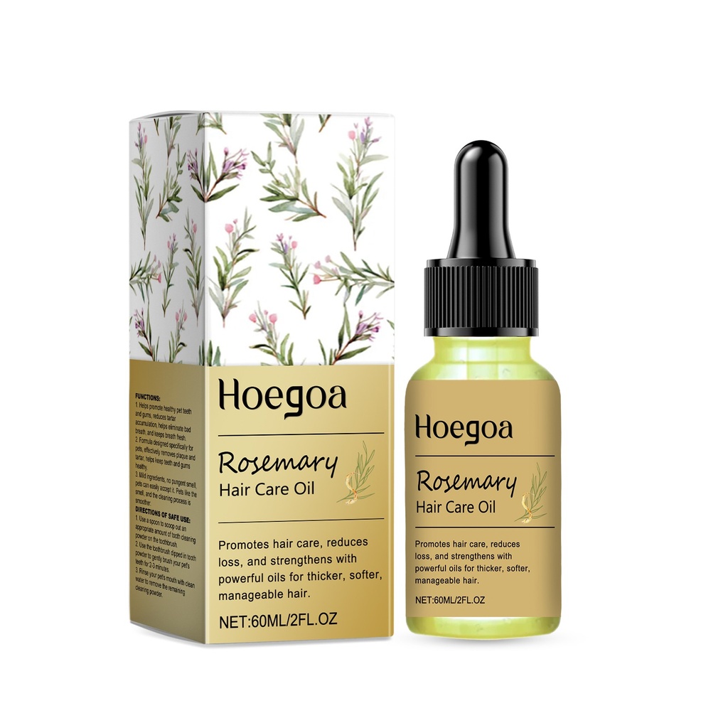 Dầu Tràm Nguyên Chất Hoegoa Rosemary Cải Thiện Tóc Khô, Cung Cấp Độ Ẩm Và Làm Bồng Bềnh Cho Tóc, Dầu Sạch Da Đầu