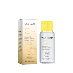 Nước Hoa Hồng Collagen West&Month, Dưỡng Ẩm Hàng Ngày và Làm Mới Essence Điều Trị Da Mặt
