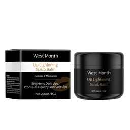 West&Month Exfoliating Lip Scrub, Dưỡng ẩm và cấp nước cho đôi môi khô với khả năng tẩy tế bào chết nhẹ nhàng