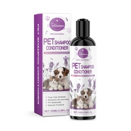 Yegbong Pet Dầu gội Lavender Làm sạch nhẹ nhàng lông mèo và chó Mềm mại Mịn màng và Thơm