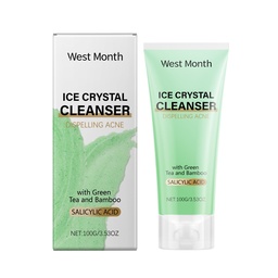 Sữa Rửa Mặt Chống Mụn West&Month Làm Sạch Dịu Nhẹ Lỗ Chân Lông, Làm Sảng Khoái, Không Căng, Dưỡng Ẩm