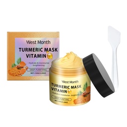 Mặt Nạ Bùn Nghệ Vitamin C West&Month, Rửa Mặt, Cung Cấp Độ Ẩm, Cấp Nước Và Làm Săn Chắc Da