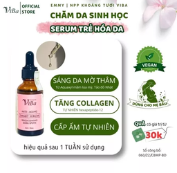Serum Trẻ Hóa VIBA  thông minh, dưỡng ẩm, sáng da, mờ đóm nâu, da đều màu, giảm vết nhăn, chân chim