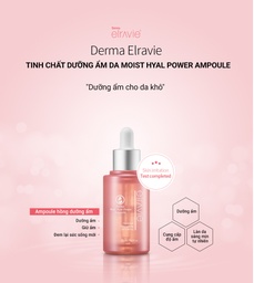 Tinh Chất Cấp Ẩm Chuyên Sâu, Trắng Khỏe Cho Da Khô Elravie Moist Hyal Power Ampoule 45ml