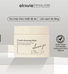 Sáp tẩy trang 3 trong 1 làm sạch dịu nhẹ Elravie Pro Gentle Cleansing Balm 100g