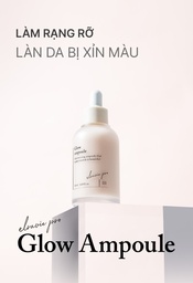 Tinh Chất Dưỡng Chống Lão Hóa, Giúp Da Sáng Mịn Đàn Hồi Cấp Ẩm Elravie Pro Glow Ampoule 50ml