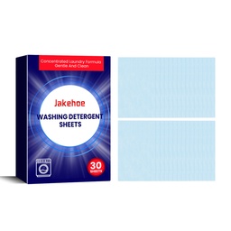 Viên tẩy rửa quần áo Jakehoe, loại bỏ vết dầu trên quần áo, bảo vệ màu sắc dịu nhẹ, tấm giặt trắng thơm lâu