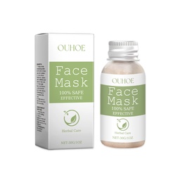 Bột mặt nạ thảo mộc OUHOE nuôi dưỡng kiểm soát dầu, mụn và cải thiện độ ẩm cho da, và làm sạch nhẹ nhàng bột mặt nạ thảo mộc.
